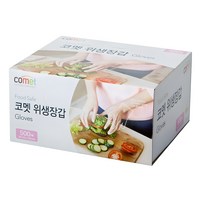코멧 도톰한 엠보싱 위생장갑 500매 1개 500개 Image