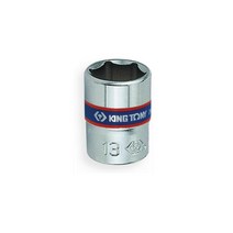 킹토니 숏 핸드 소켓 복스알 4분의 1 인치 13mm 233513, 1개