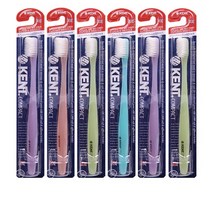 켄트 메디 콤팩트 초극세모 칫솔 (색상 랜덤), 1개입, 6개