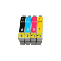 엡손 T193 WF2661 WF2631 WF2521 WF2531 WF2541 T193170 비정품잉크, 검정+파랑+빨강+노랑(4개묶음)할인가, 1세트