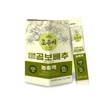 조은이식품 안성배 도라지 곰보배추 농축액 스틱10g 30포 선물포장