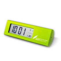 오리엔트 에코스틱 디지털탁상시계, 그린
