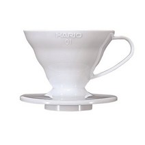 하리오 Dripper V60 01 화이트, 1개