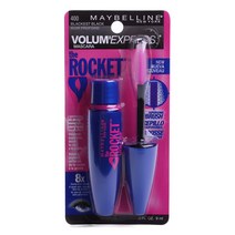 메이블린 볼륨 익스프레스 더 로켓 마스카라 9ml, Blackest Black, 1개