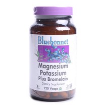 블루보넷 마그네슘 포타슘 플러스 브로멜라인 브이캡 글루텐 프리 비건, 60개입, 2개