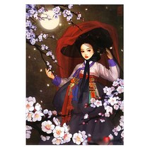 퍼즐라이프 월하미인 月下美人, 38x52cm