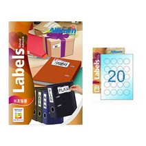 [올바른] 보호필름 -(원형20칸), 25매, AL420SF