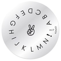 코나드 네일아트 이미지판, 1개, m17