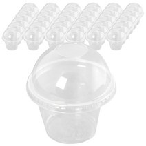 봄91 돔형 투명 디저트컵 소 250ml, 50개입, 1개