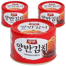 동원에프엔비 양반김치 캔, 160g, 3개