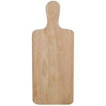 하버 원목 슬림 도마, 고무나무 원목 내추럴, 1개