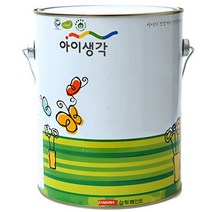 아이생각 수성 무광 페인트 4L, 레인블루