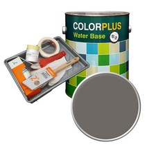 노루페인트 컬러플러스 페인트 4L   도구 세트, 1세트, 재즈그레이