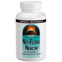 Source Naturals 노-플러쉬 나이아신 500mg 타블렛, 60개입, 1개, 60정