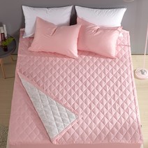 보드래 순면 누빔패드, 파우더핑크