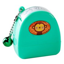 네임코코 휴대용 팅클 네임스탬프 S05, 그린, 파랑