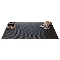 순수카매트 현관 컬러 매트 일반형 중형 (90x115cm), 검정(다이아형), 1개