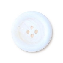 동화상가몰 야크코트 단추 I-2 25mm, 화이트무광, 10개입