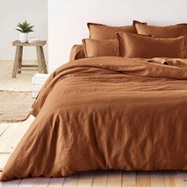 라흐두뜨 린넨 이불 커버 F686096, leather