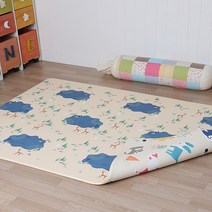 아기노리 프리미엄 양면 유아 놀이방매트, 옹달샘   퍼피아이보리