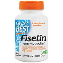 닥터스베스트 피세틴 100mg 베지 캡, 30개입, 1개