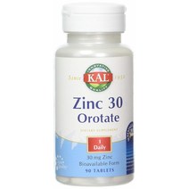 Kal 아연 오로테이트 30mg 타블렛, 90개입, 1개