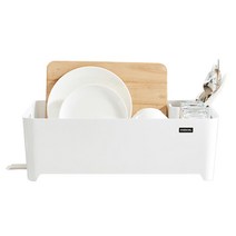 이노카 워터드롭 베이직 1단 식기건조대, 화이트
