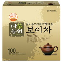 다농원 보이차, 0.6g, 100개입