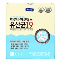 종근당 프로바이오틱스 유산균 19, 120g, 1박스