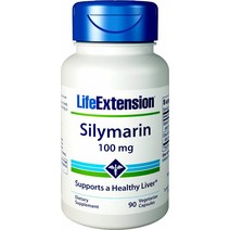라이프익스텐션 실리마린 100mg 베지테리안 캡슐, 90개입, 1개, 90정