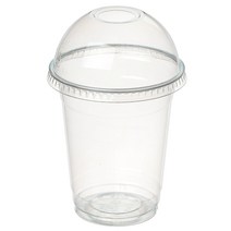 커피촌 92파이 PET컵 14oz + 돔뚜껑, 100개, 1세트