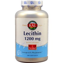 Kal 레시틴 1200mg 소프트젤, 100개입, 1개