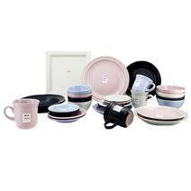 LIEN 앨빈 린 4인 홈세트, 아이보리,다크네이비,스카이블루,인디핑크, 27p