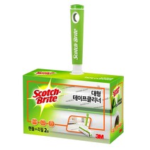 스카치브라이트 테이프클리너 본체 대형 + 리필 2p, 1세트