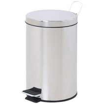 지알디컴퍼니 스테인리스 페달 무소음 휴지통 20L, 1개