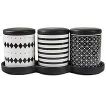 Modern Line 도자기 케니스터 3종세트 3개 A-TYPE