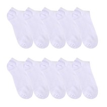 루벨라 남성용 무지 스니커즈 양말 10켤레