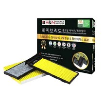 한일 나이스 3D폼코팅 활성탄 에어컨필터 자동차용, 현대-A174 YF소나타 하이브리드, 1개