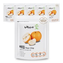 내아이애 동결건조 과일칩, 배, 6개