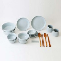 에라토 모노 2인 홈식기세트 20p T-96A90, 블루, 20개, 1세트