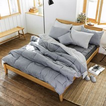 더자리 에코항균 데일리 솔리드 패턴 차렵이불