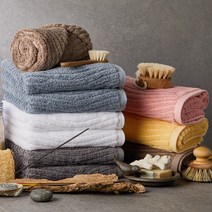 소프트터치 웨이브 호텔수건 190g 40수 코마사 40 x 90 cm, 랜덤 발송, 10개