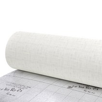 데코리아 모던 모직베이지화이트 접착식 단열벽지, 혼합 색상