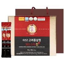 정원삼 6년근 고려홍삼정 365스틱 진 + 쇼핑백, 300g, 1세트