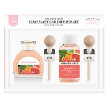 더허브샵 샤르망 차량용 디퓨저 세트 50ml 본품+리필, 자몽, 1세트