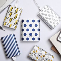 샤오미 보조배터리 10000mAh 디자인스킨, 무지필름, 1개