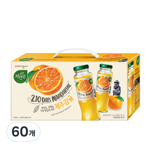 자연은 210일 감귤 180ml, 60개