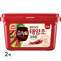 사조 해표 순창궁 태양초 고추장, 3kg, 2개