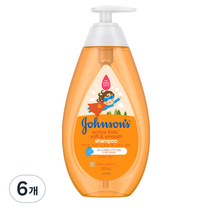 존슨즈베이비 액티브 키즈 소프트 앤 스무드 샴푸, 500ml, 6개