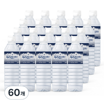지리산 물하나 생수, 500ml, 60개